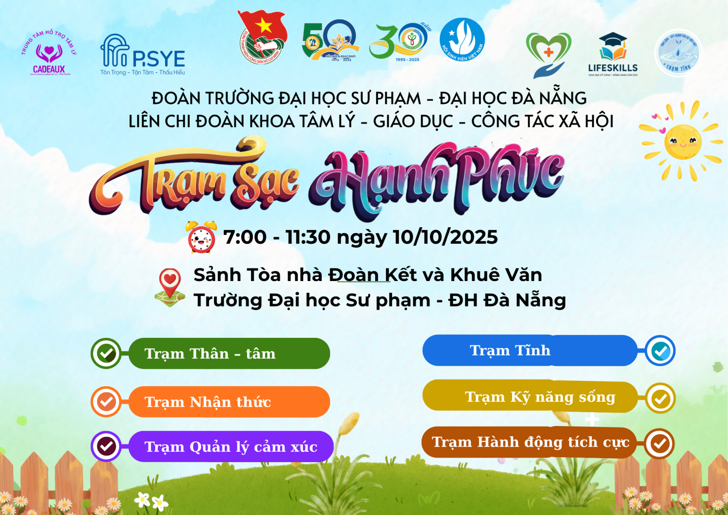 TRẠM SẠC HẠNH PHÚC – SẠC NĂNG LƯỢNG, TỎA YÊU THƯƠNG