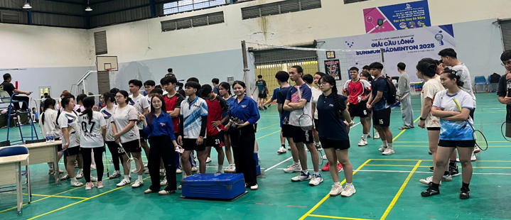 TIN HOẠT ĐỘNG  Giao lưu Giải cầu lông Nam – Nữ Khoa Tâm lý – Giáo dục – Công tác xã hội năm 2025