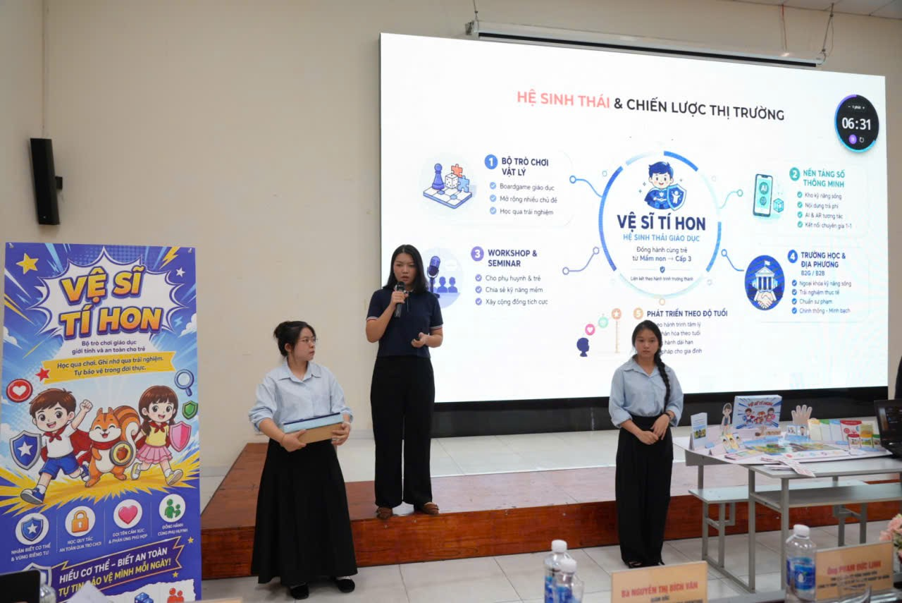 Hành trình từ ý tưởng đến Giải Ba Hội thi Sinh viên Khởi nghiệp UED 2026 của sinh viên Khoa Tâm lý – Giáo dục – Công tác xã hội